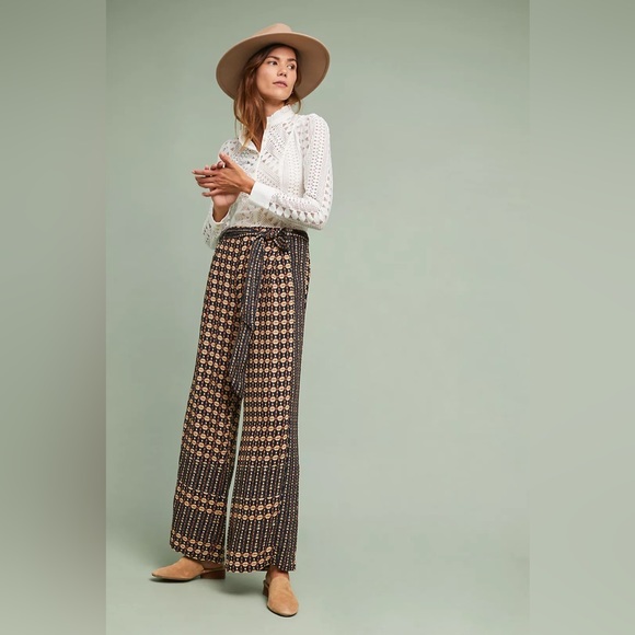 Anthropologie Metzner Wide-Leg Trousers - Picture 4 of 16